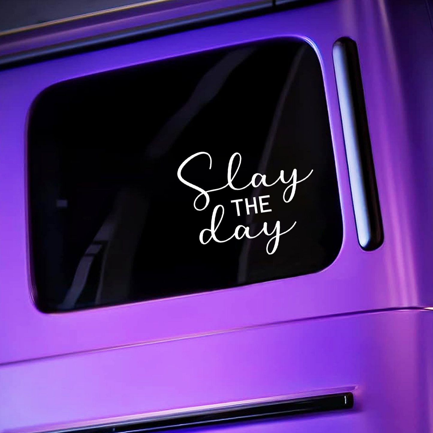 "Slay The Day" Inspirational Car Decal
