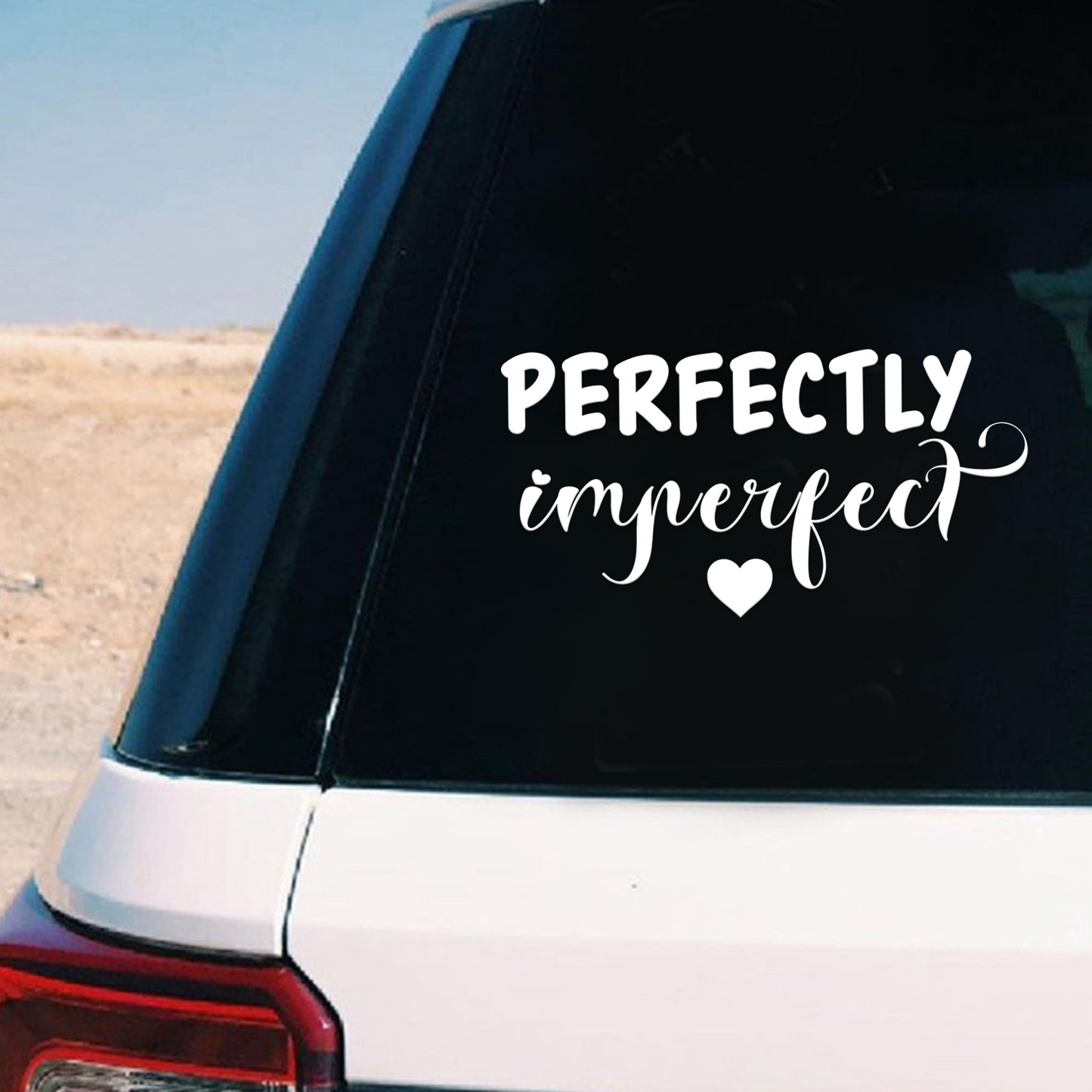 "Perfectly Imperfect Joy" Inspirational Car Decal