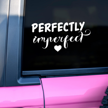 "Perfectly Imperfect Joy" Inspirational Car Decal