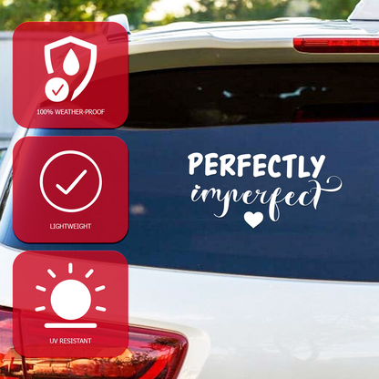 "Perfectly Imperfect Joy" Inspirational Car Decal