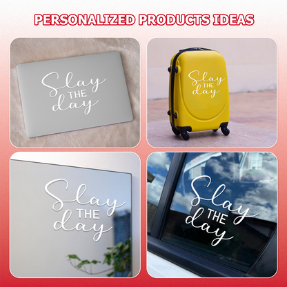 "Slay The Day" Inspirational Car Decal