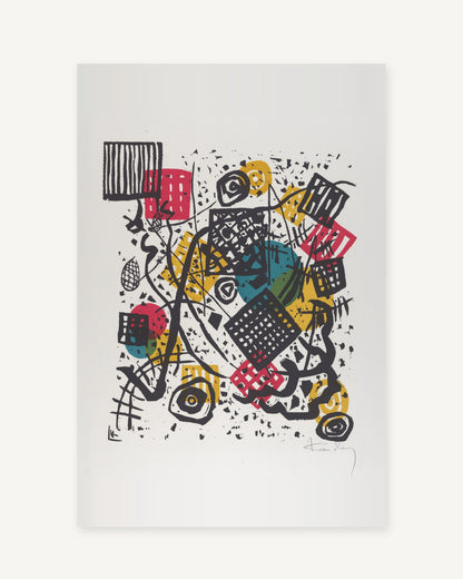 Small Worlds V (1922) - print 3 of the Kandinsky Small Worlds set of 3