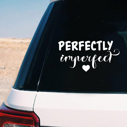 "Perfectly Imperfect Joy" Inspirational Car Decal