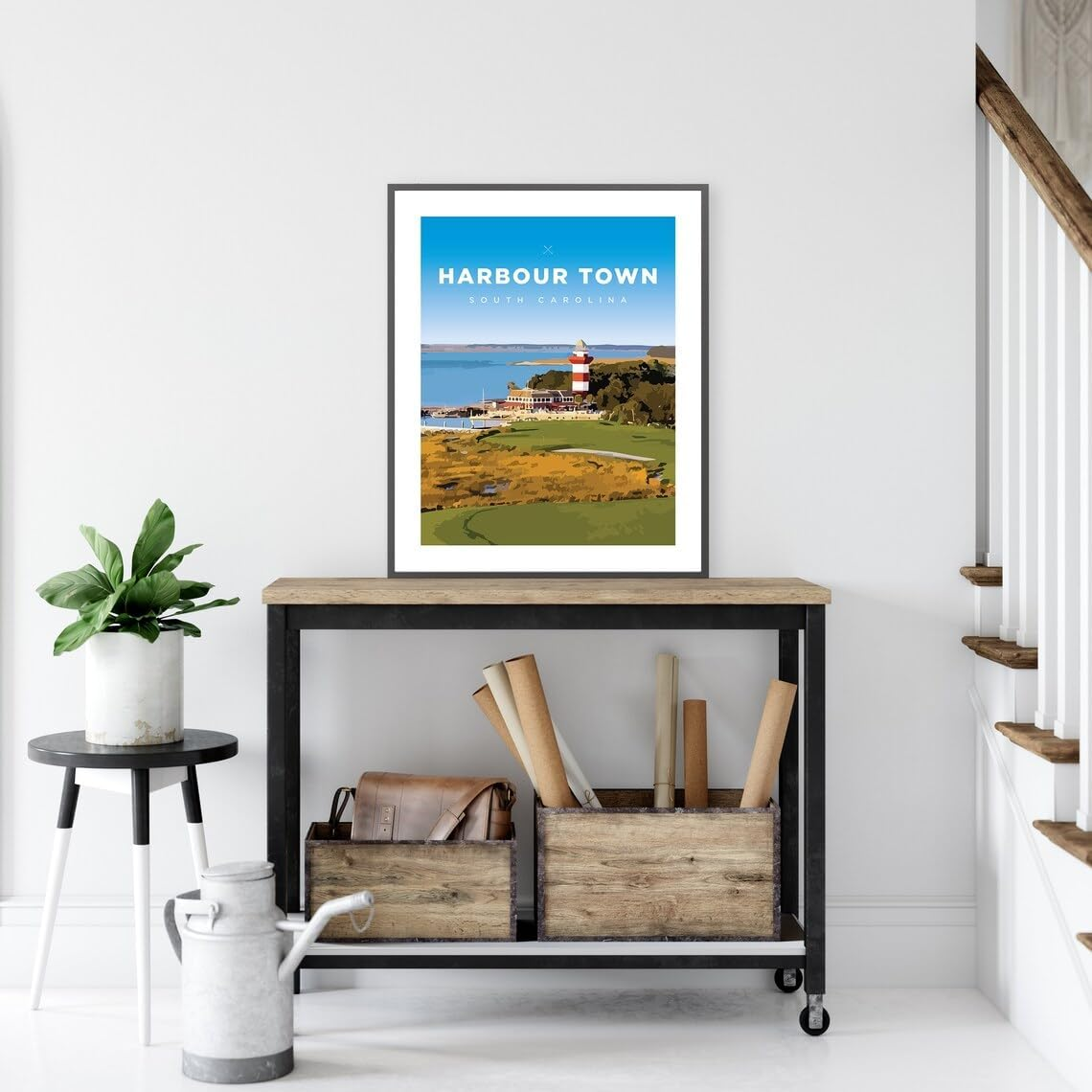 Harbour Town Golf Course Print — South Carolina Coastal Wall Art (Unframed)