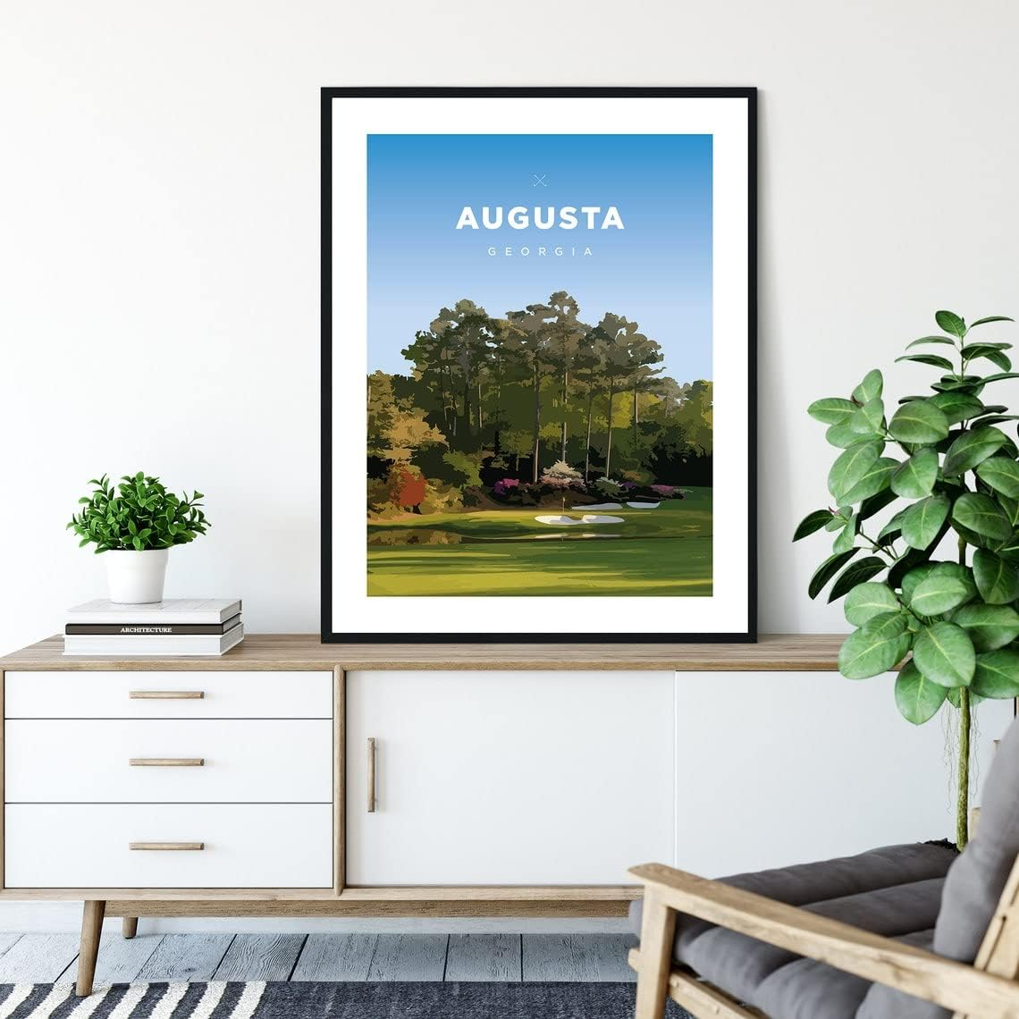 Augusta Golf Course Print — Georgia Fairway Wall Art (Unframed)