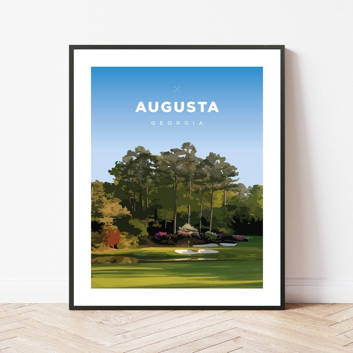 Augusta Golf Course Print — Georgia Fairway Wall Art (Unframed)