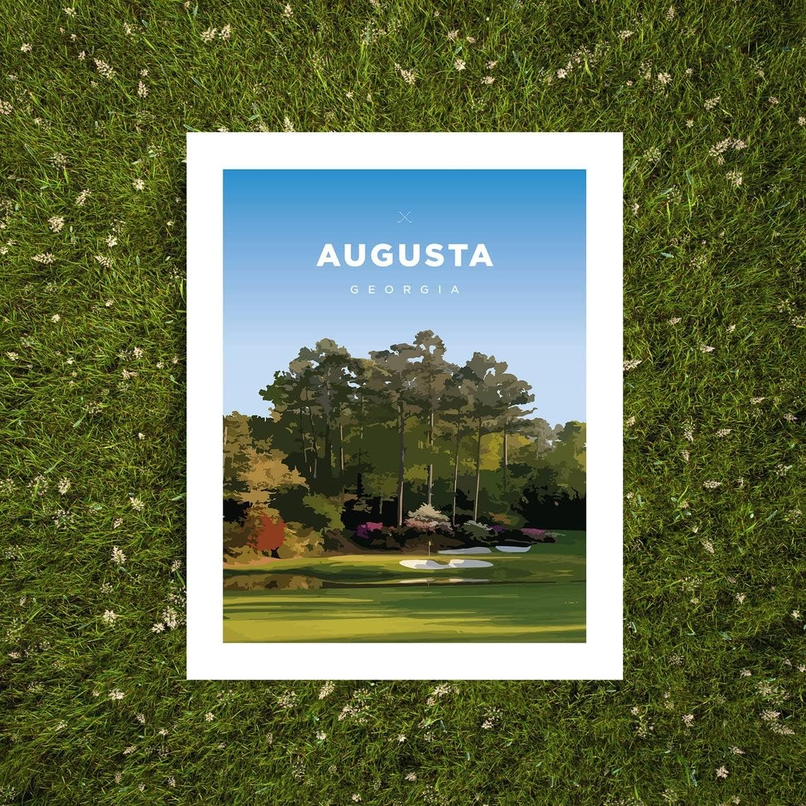 Augusta Golf Course Print — Georgia Fairway Wall Art (Unframed)