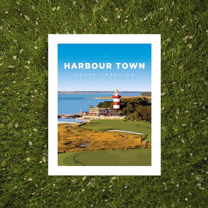 Harbour Town Golf Course Print — South Carolina Coastal Wall Art (Unframed)