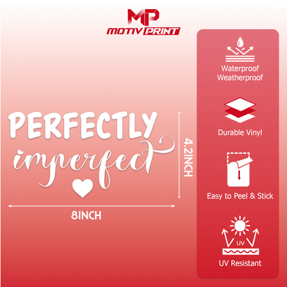 "Perfectly Imperfect Joy" Inspirational Car Decal