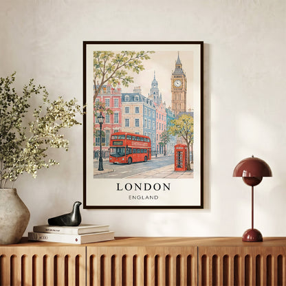 London Canvas Print — England Travel Wall Art