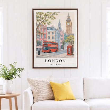 London Canvas Print — England Travel Wall Art