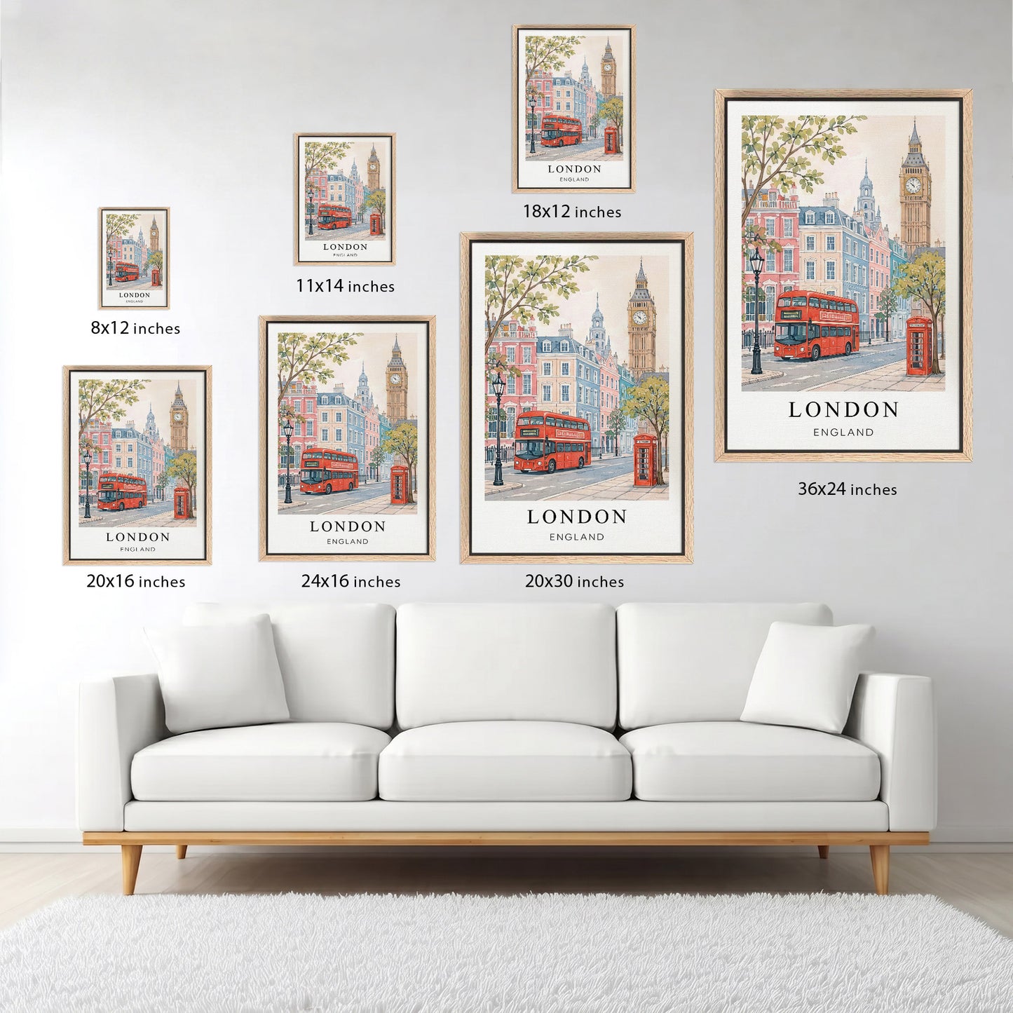 London Canvas Print — England Travel Wall Art