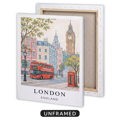 London Canvas Print — England Travel Wall Art