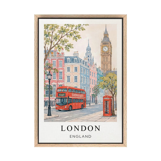 London Canvas Print — England Travel Wall Art