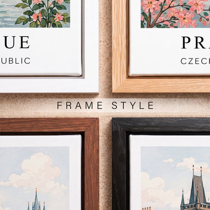 Prague Canvas Wall Art — Czech Republic Cityscape Decor