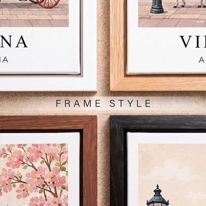 Vienna Canvas Wall Art — Austria Cityscape Decor
