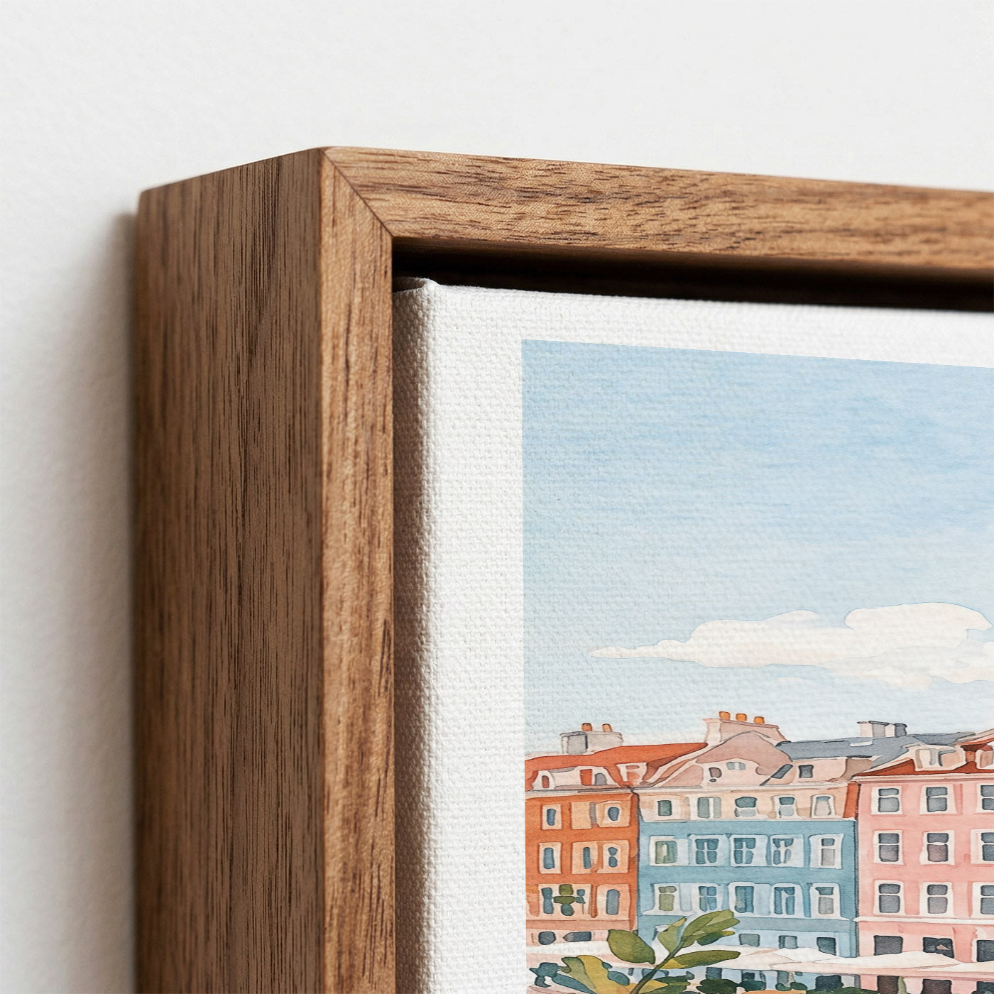 Copenhagen Canvas Wall Art — Denmark Canal Decor