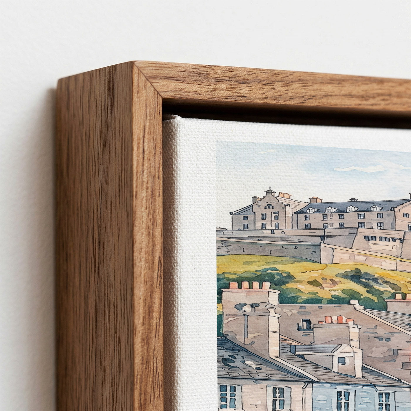 Edinburgh Canvas Wall Art — Scotland Cityscape Decor
