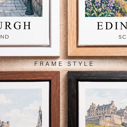 Edinburgh Canvas Wall Art — Scotland Cityscape Decor