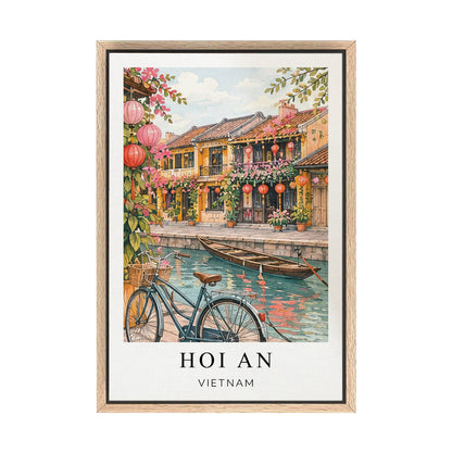 Hoi An Canvas Wall Art — Vietnam Lantern City Decor