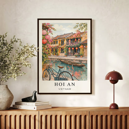 Hoi An Canvas Wall Art — Vietnam Lantern City Decor