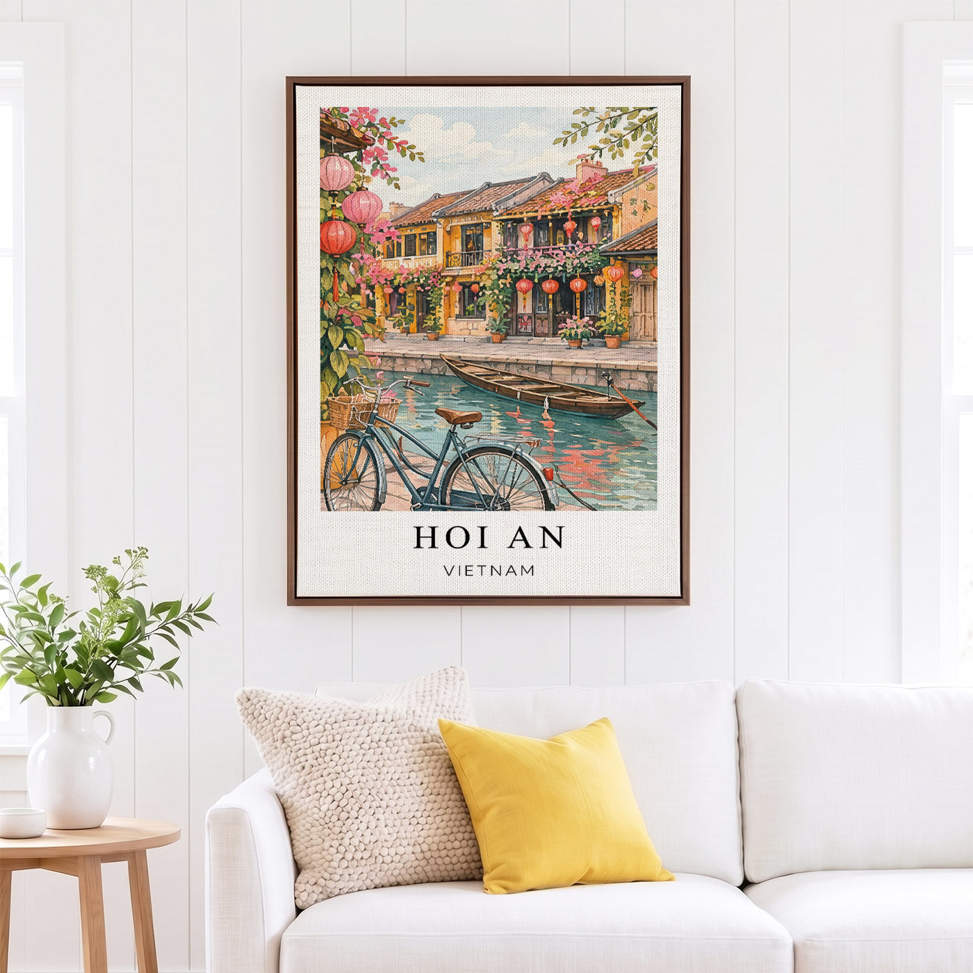 Hoi An Canvas Wall Art — Vietnam Lantern City Decor