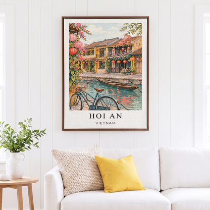 Hoi An Canvas Wall Art — Vietnam Lantern City Decor
