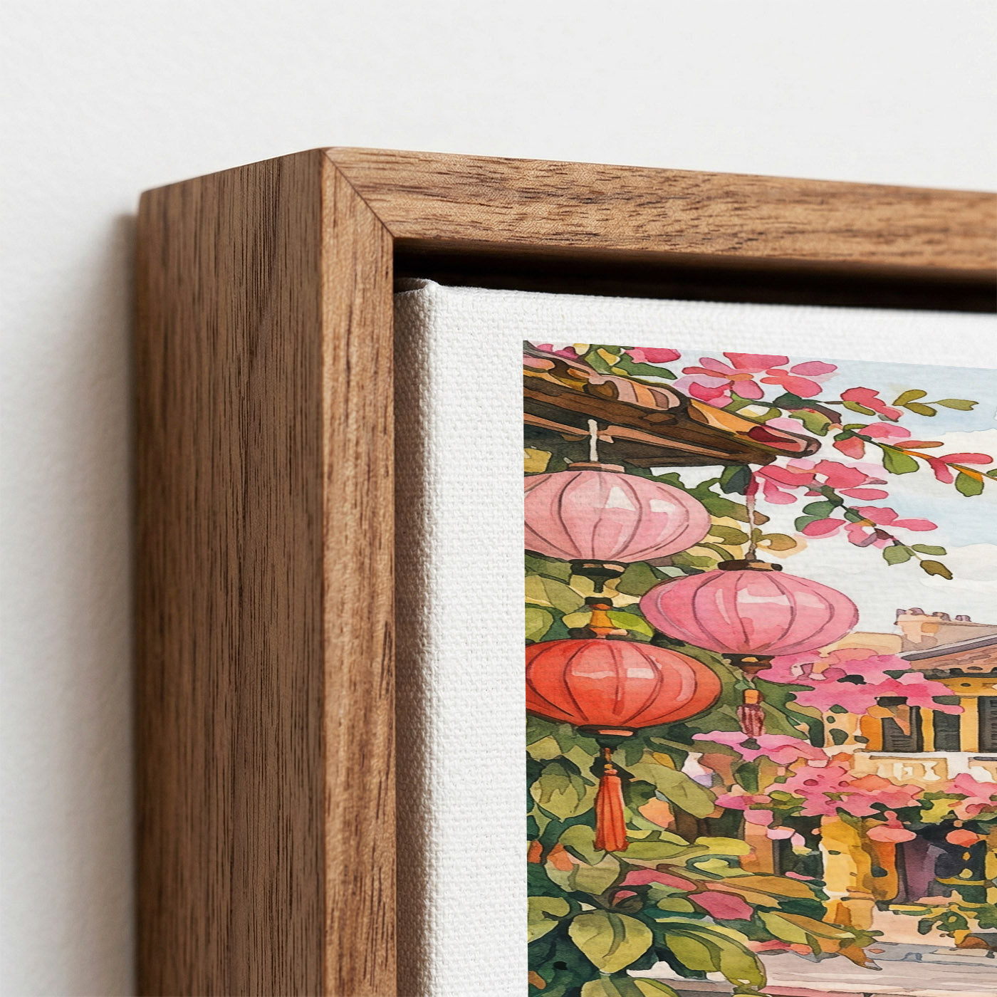 Hoi An Canvas Wall Art — Vietnam Lantern City Decor