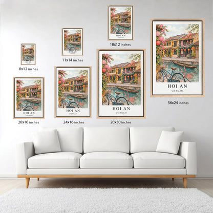 Hoi An Canvas Wall Art — Vietnam Lantern City Decor
