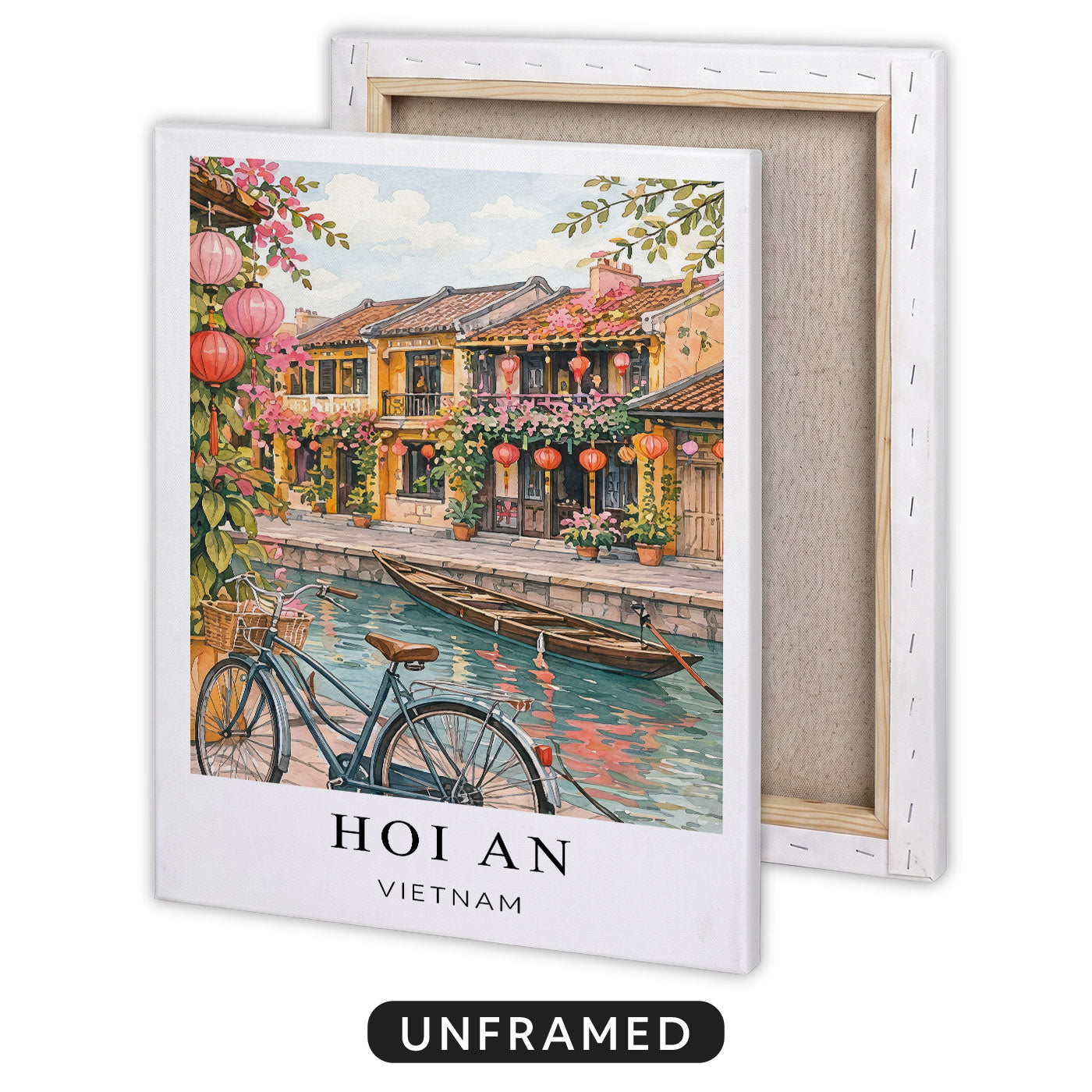Hoi An Canvas Wall Art — Vietnam Lantern City Decor