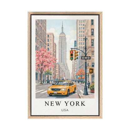 New York Canvas Wall Art — NYC Cityscape Decor