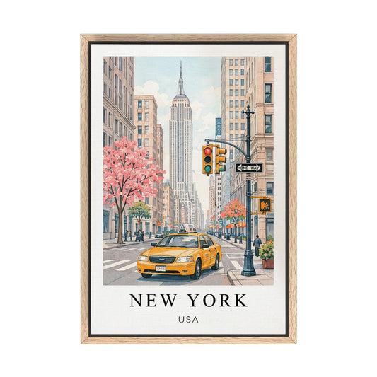 New York Canvas Wall Art — NYC Cityscape Decor