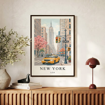 New York Canvas Wall Art — NYC Cityscape Decor