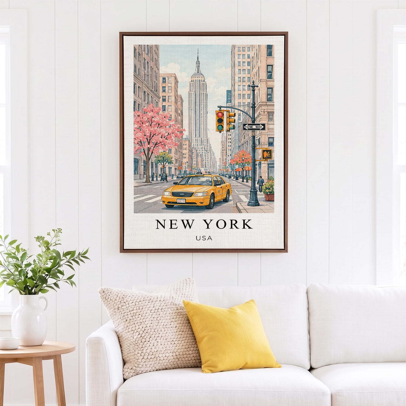 New York Canvas Wall Art — NYC Cityscape Decor