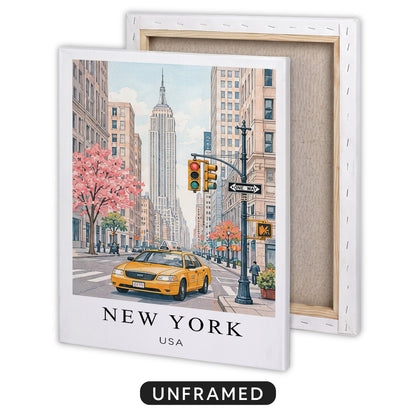 New York Canvas Wall Art — NYC Cityscape Decor