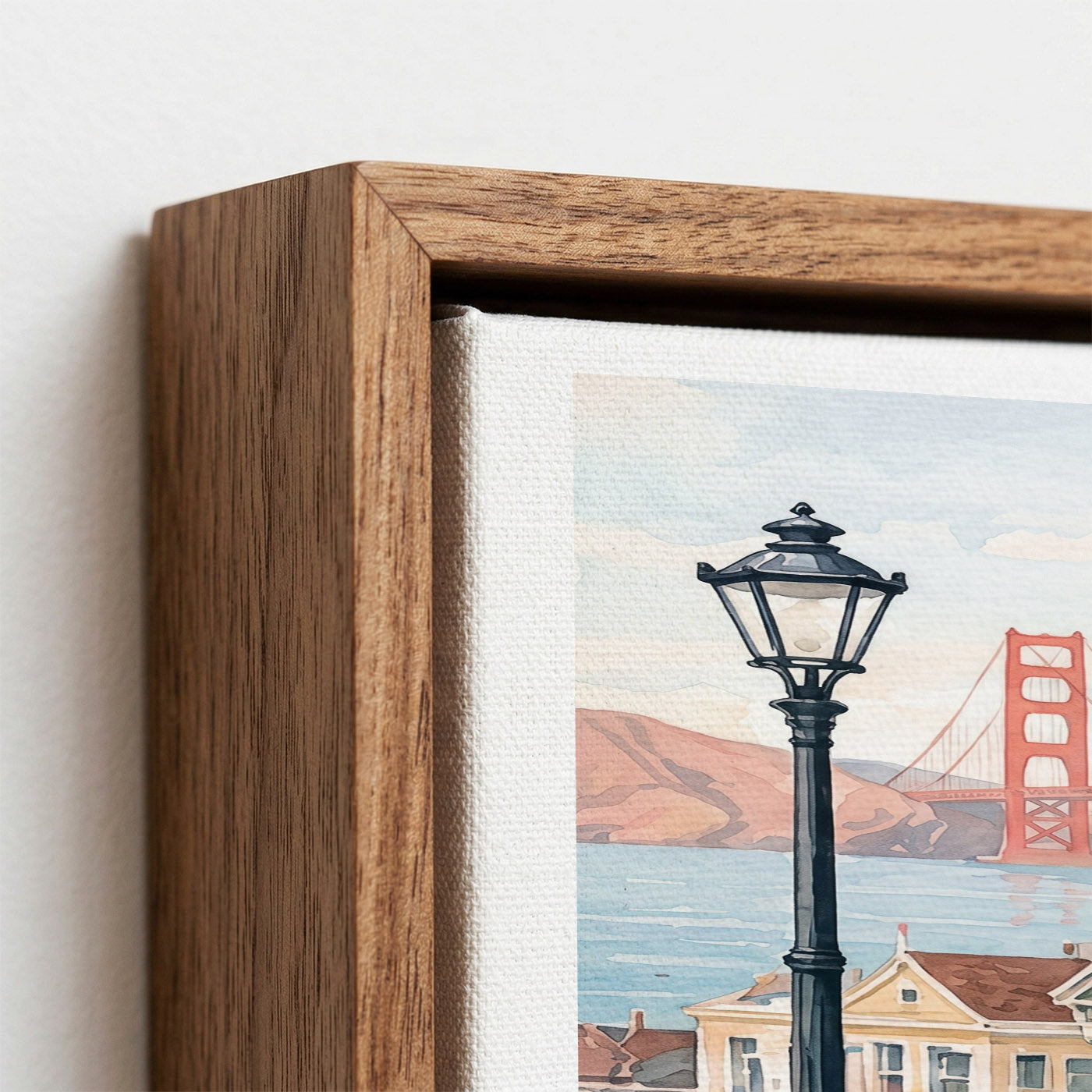 San Francisco Canvas Wall Art — California Cityscape Decor