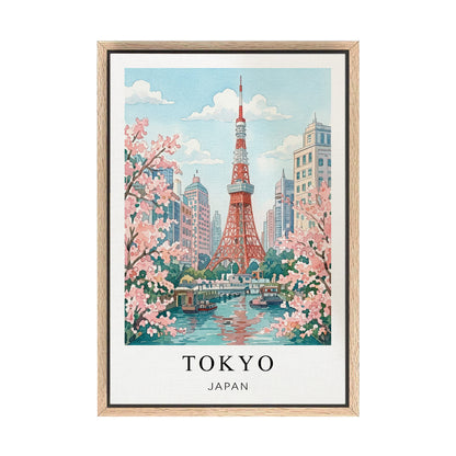 Tokyo Canvas Wall Art — Japan Cityscape Decor