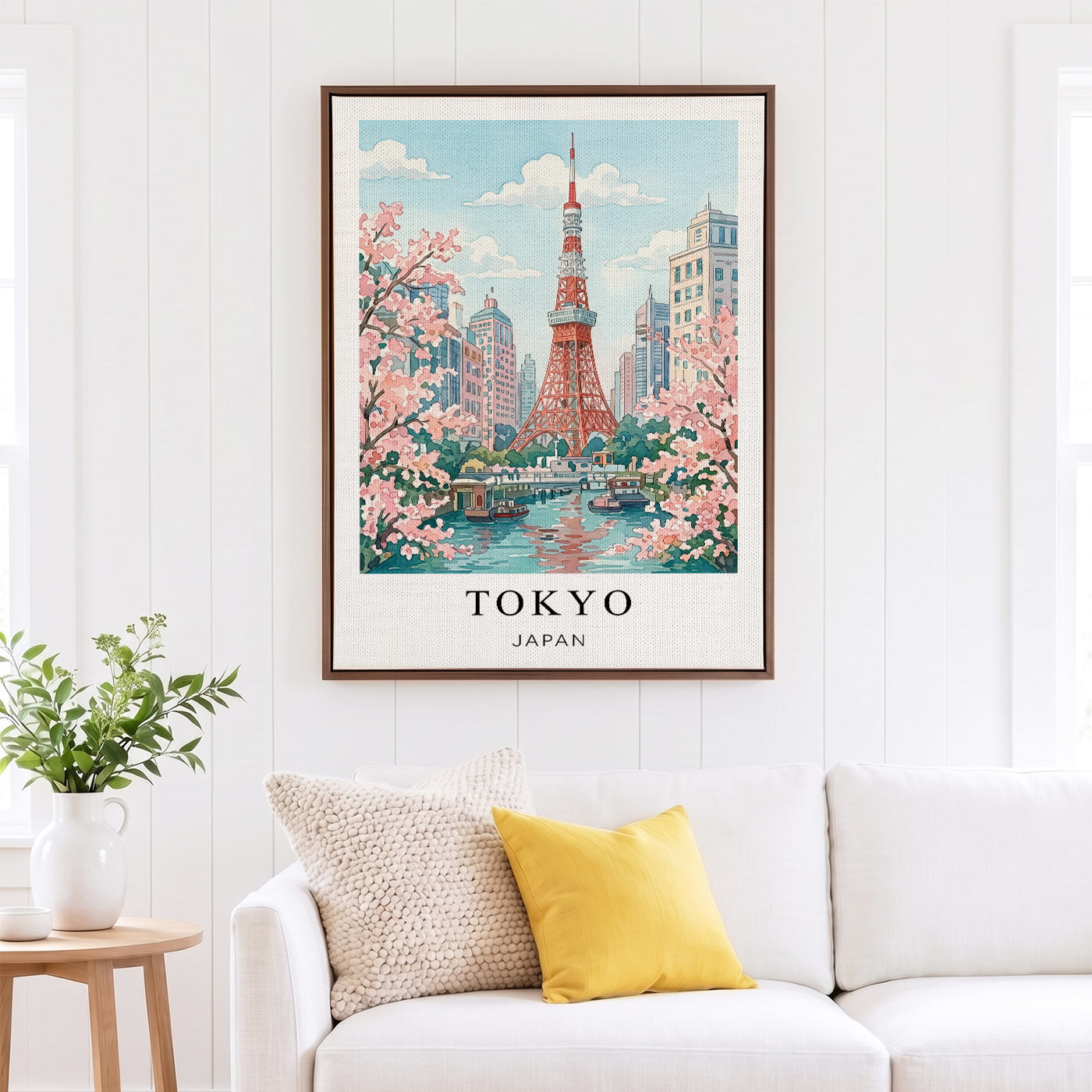 Tokyo Canvas Wall Art — Japan Cityscape Decor