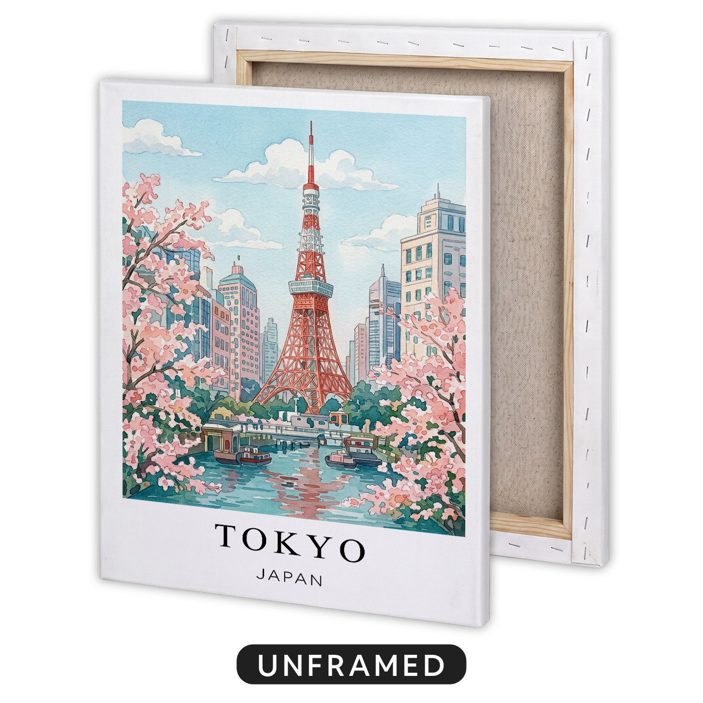 Tokyo Canvas Wall Art — Japan Cityscape Decor