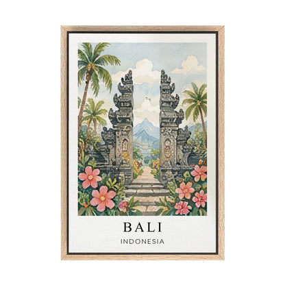 Bali Canvas Wall Art — Indonesia Tropical Decor