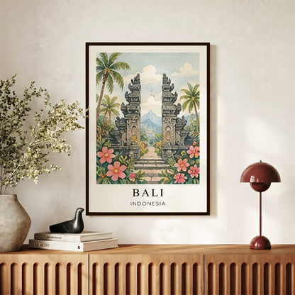 Bali Canvas Wall Art — Indonesia Tropical Decor