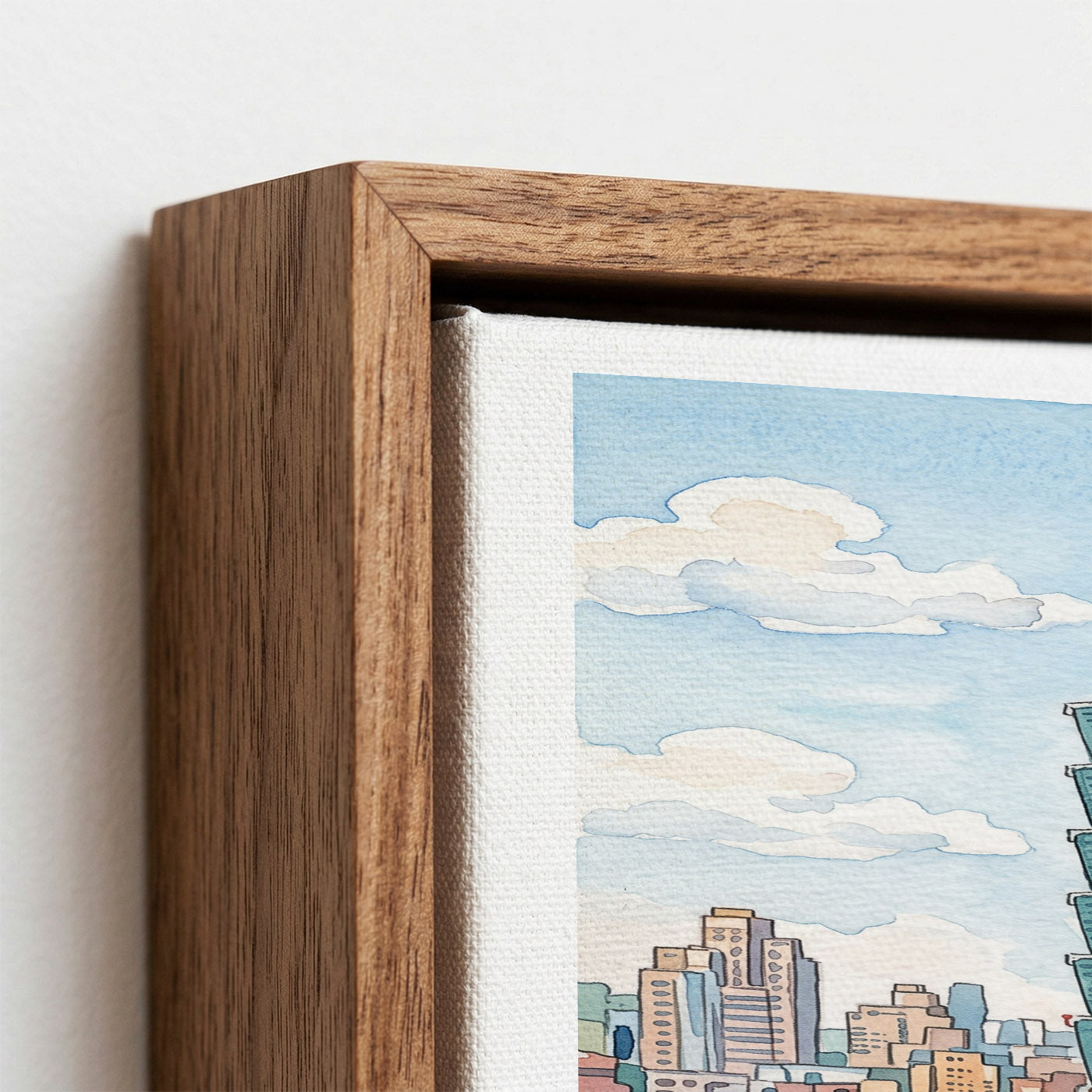 Taipei Canvas Wall Art – Taiwan Skyline Decor, Asian Cityscape Artwork