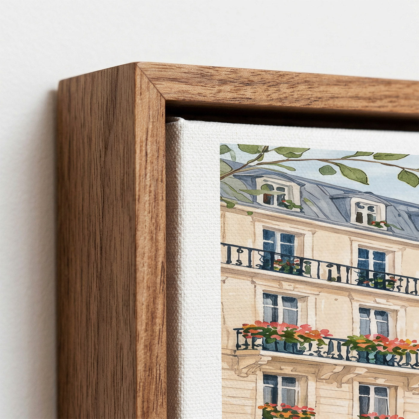 Paris Canvas Wall Art – Eiffel Tower Decor, French Cityscape Travel Artwork